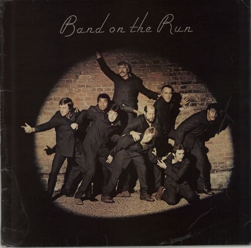 Paul McCartney and Wings Band On The Run + Poster South African